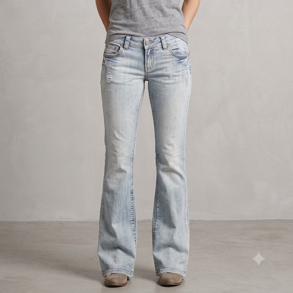 American Eagle Outfitters Light Wash Boyfriend Jeans